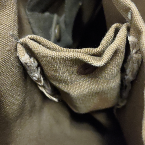 Vintage UK military canvas with custom sewn patch - Picture 7 of 13